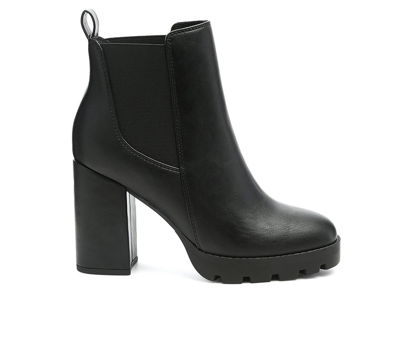 women’s dress boots high heel